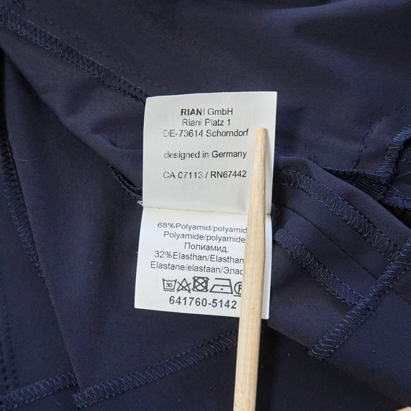 RIANI Women's Blue Jacket, Size 12 - Picture 7 of 8